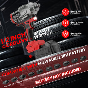 ZEXAPE wrench shows built-in LED work light for dark environments