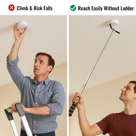 Zeytosu tester pole with belt clip demonstrates portable inspection setup