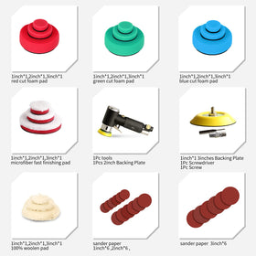 ZFE 15 buffing pads enabling versatile surface finishes.