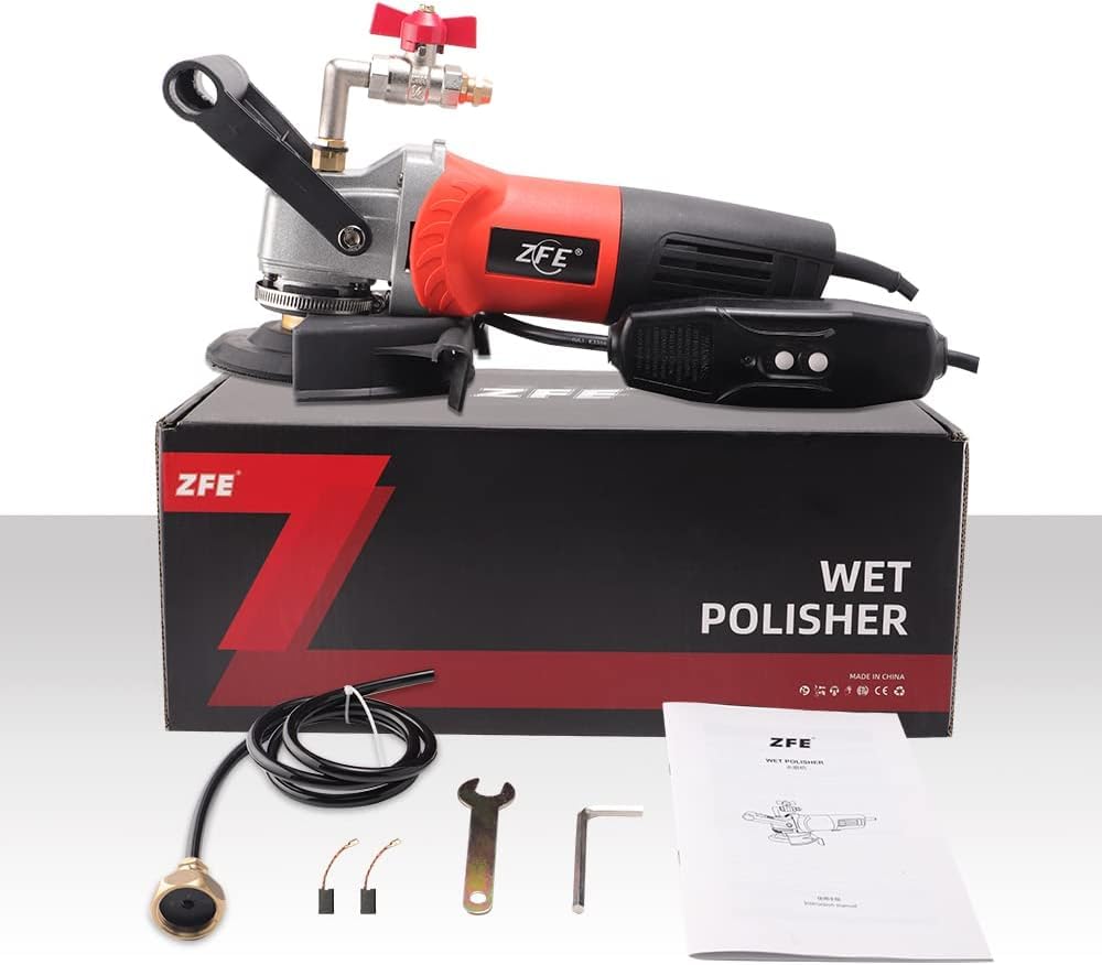 ZFE three-hole water head provides even lubrication for consistent results.