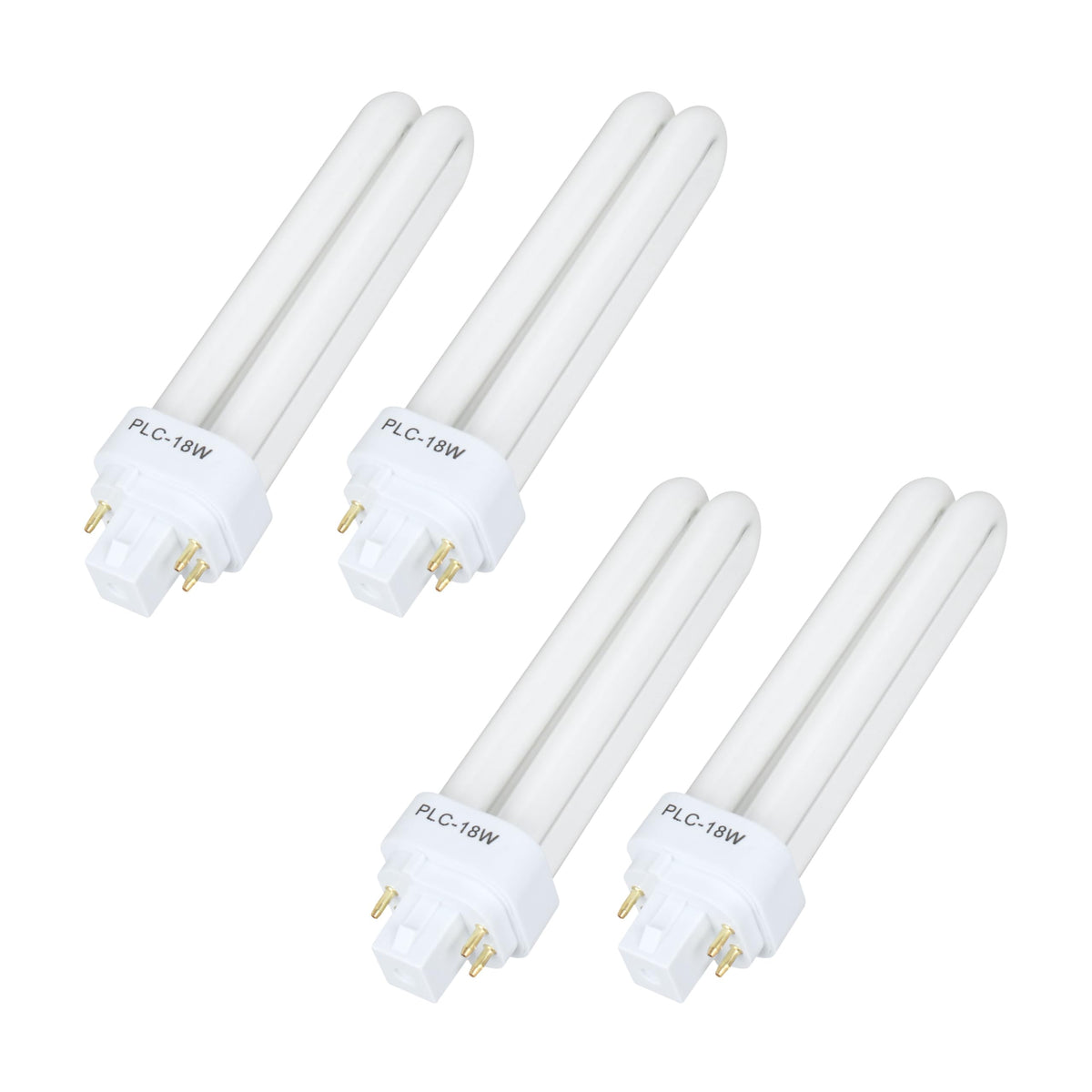 Zfegto four-pack bulbs for Panasonic 4-pin G24q-2 provide energy-efficient illumination.