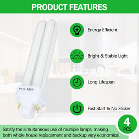 Zfegto CFLs offer long service life with fewer replacements.