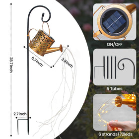 Zfiglum eco-friendly solar lantern offers easy, cord-free setup outdoors.