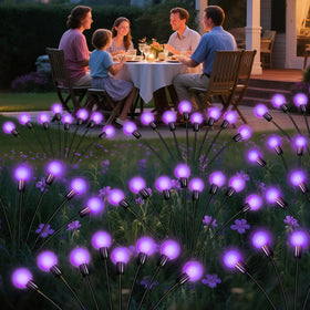 ZFNN firefly lights offer 24 LEDs for bright, twinkling garden accents