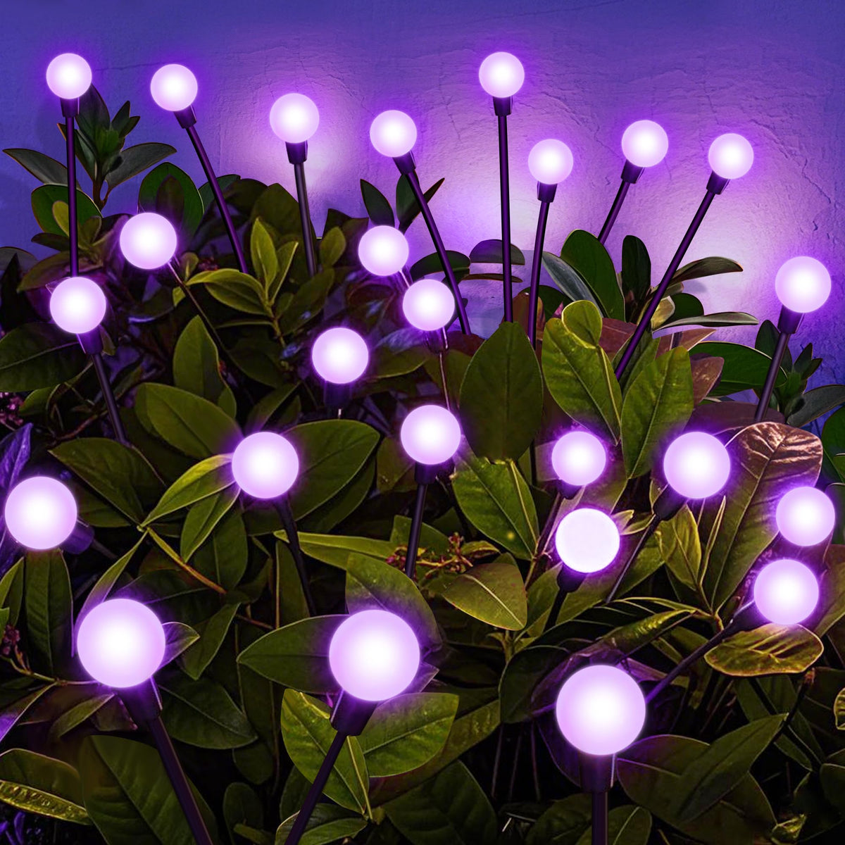 ZFNN solar firefly light with wind-sway motion enhances garden ambience for outdoor evenings