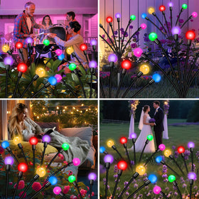 ZFNN Solar Firefly Lights create a magical garden ambiance, ideal as a gift.