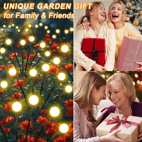 ZFNN solar firefly lights IP65 waterproof casing withstands rain and frost.