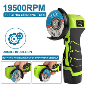 ZFULVO ergonomic rubberized handle for comfortable one-hand use.