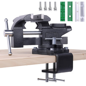 ZGJDYSM bench vise with 6-inch jaw for stable clamping of larger pieces.