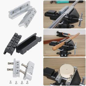ZGJDYSM table vise quick-adjust-buttons enable rapid jaw changes