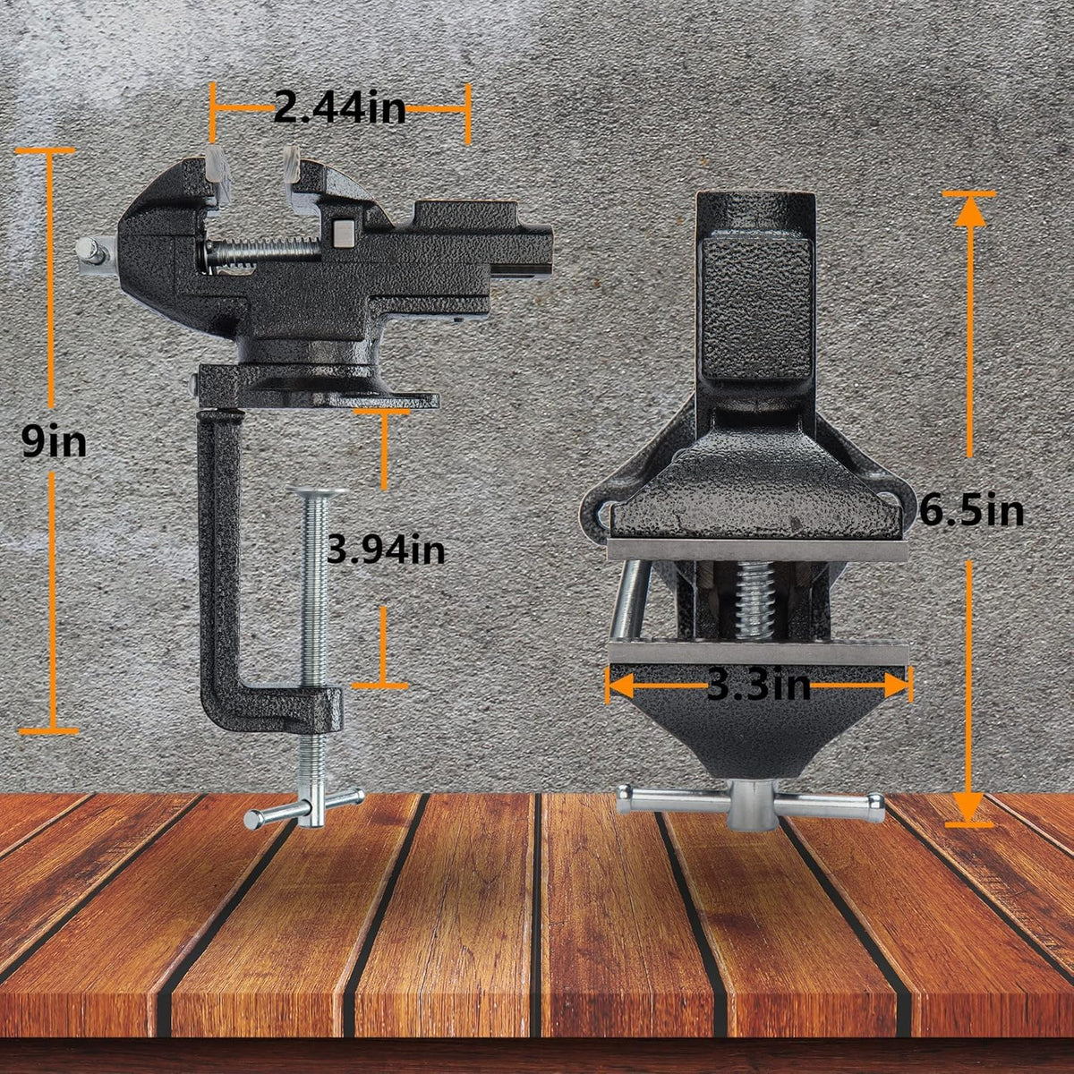 ZGJDYSM table vise top clamp secures irregular shapes