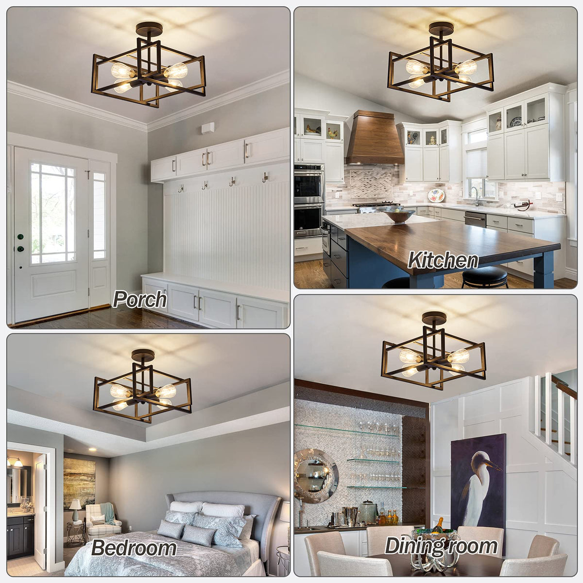 ZGLAOJT bedroom, hallway, and foyer light creates comfortable entryways.