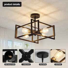 ZGLAOJT farmhouse chandelier lighting ideal for kitchen and dining areas.