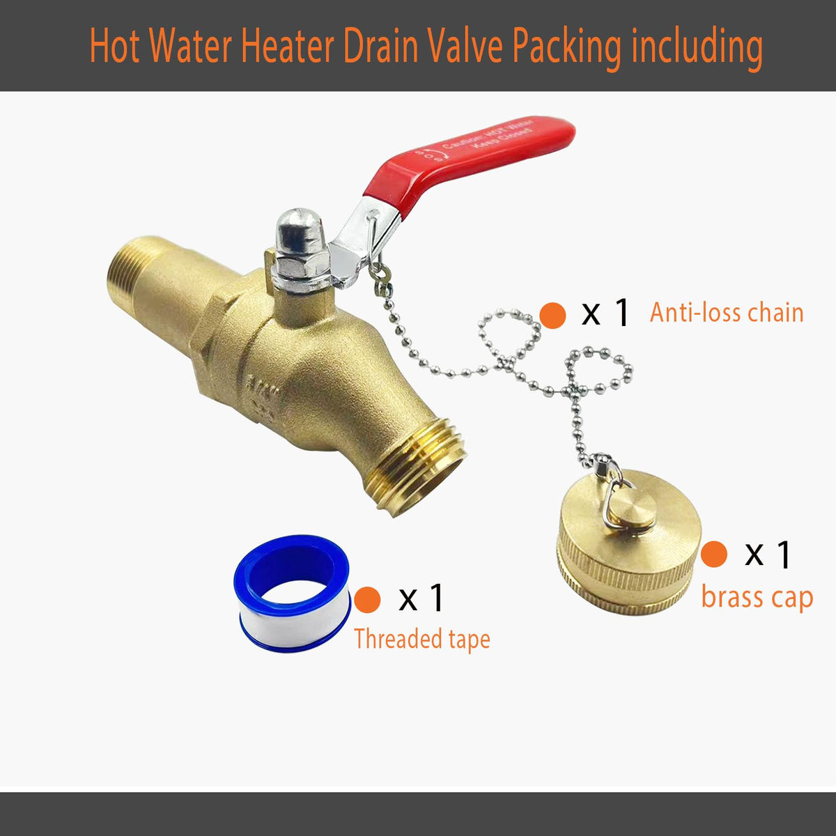 ZGTools drain valve 2-inch shank view shows compatibility with most tanks