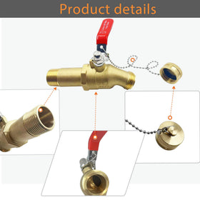 ZGTools hose thread outlet detail for garden hose connection