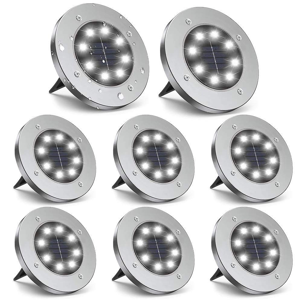 ZGWJ solar ground light with upgraded aluminum body for durable outdoor use.