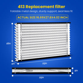 Zhairesy 413 MERV-13 filter captures dust for cleaner indoor air