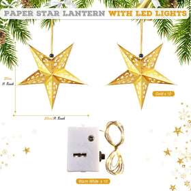 Zhanmai 11.8 inch star lampshade casts romantic shadows