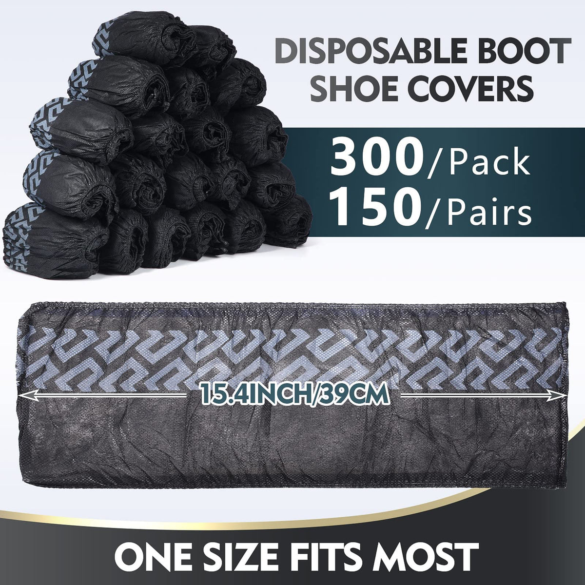 Zhanmai large one-size-fits-most booties protect footwear during painting.