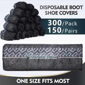 Zhanmai large one-size-fits-most booties protect footwear during painting.