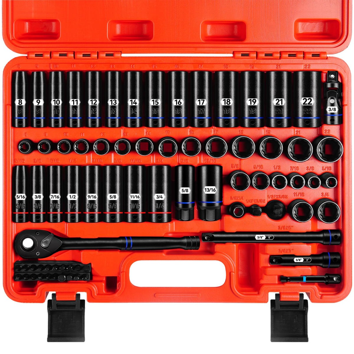 ZHAX 3/8 inch drive sockets for versatile automotive repair