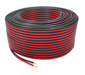 Zhevrax 18G copper zip wire in red for reliable LED power connections.