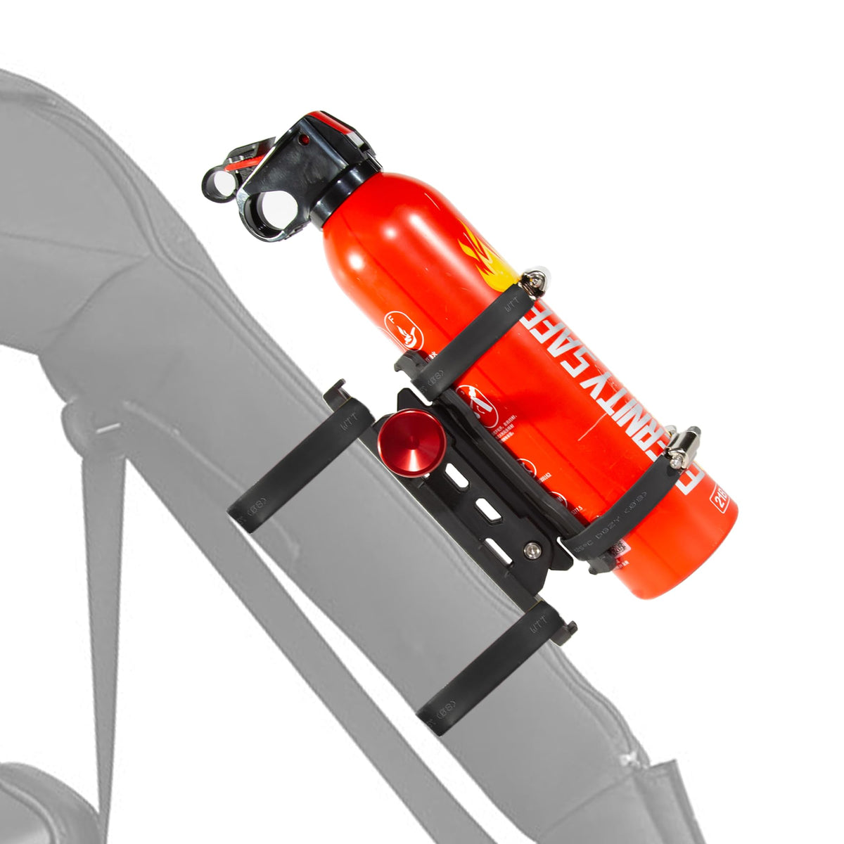 ZHILXN off-road ready extinguisher mount on a rugged trail