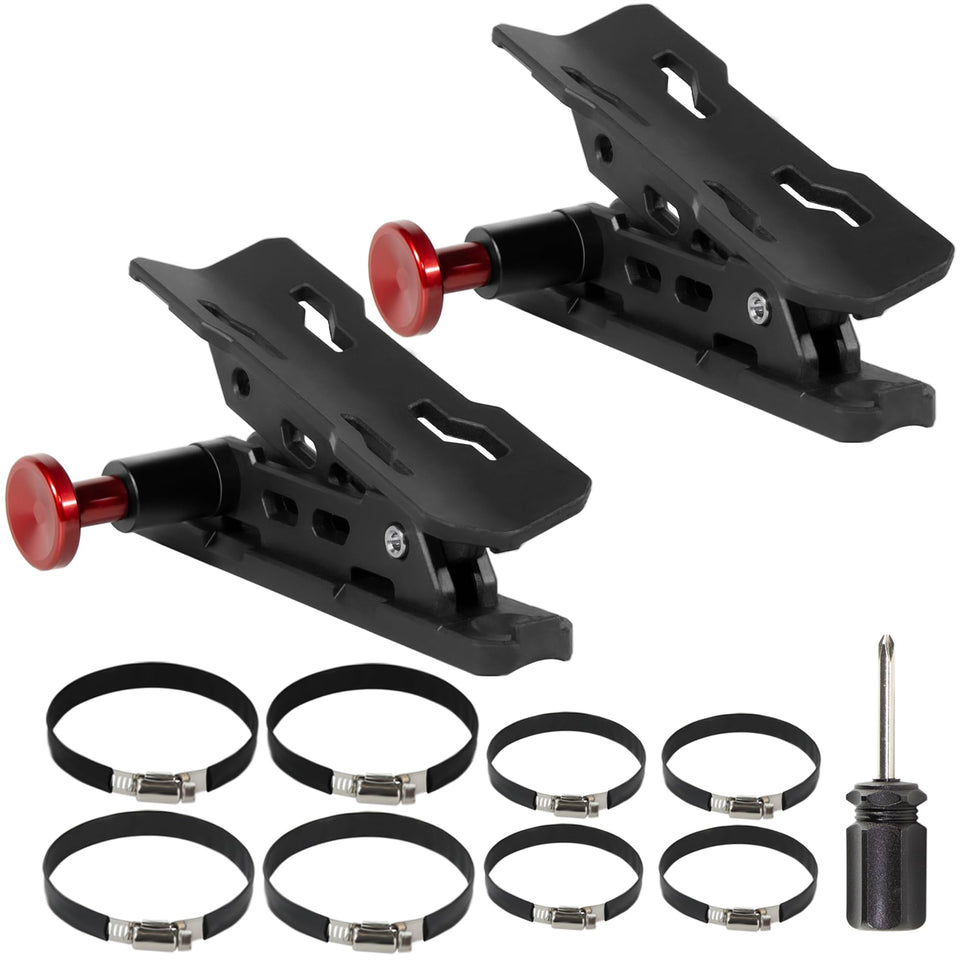 ZHILXN quick-release mount front view for easy access on rugged trails.