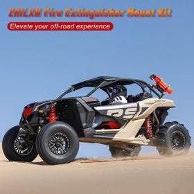ZHILXN UTV fire extinguisher mount enables easy installation with no modifications required