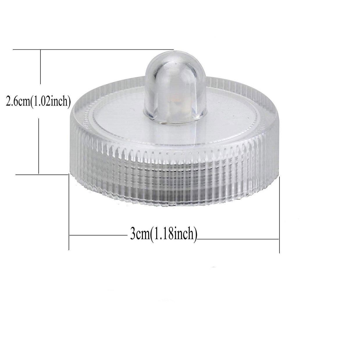 Zhiweikm Pack of 12 tea lights for versatile decorating