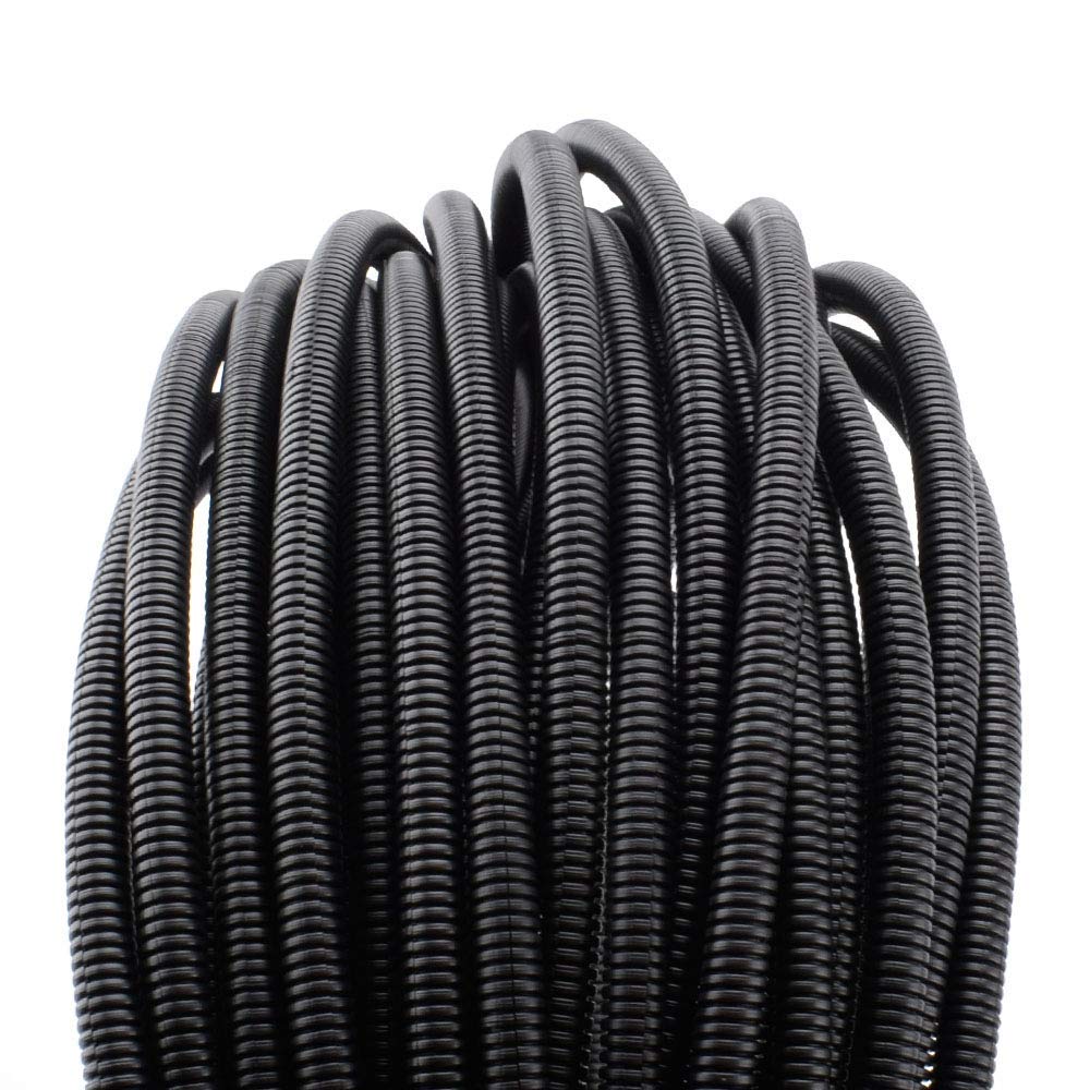 ZhiYo 100 ft wire loom easy-installation for quick cable management.