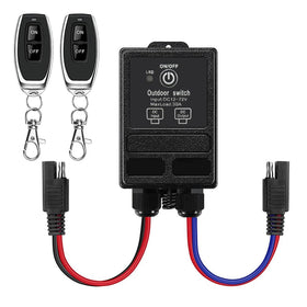 ZHOFONET 12V wireless remote switch with SAE connector for quick installation