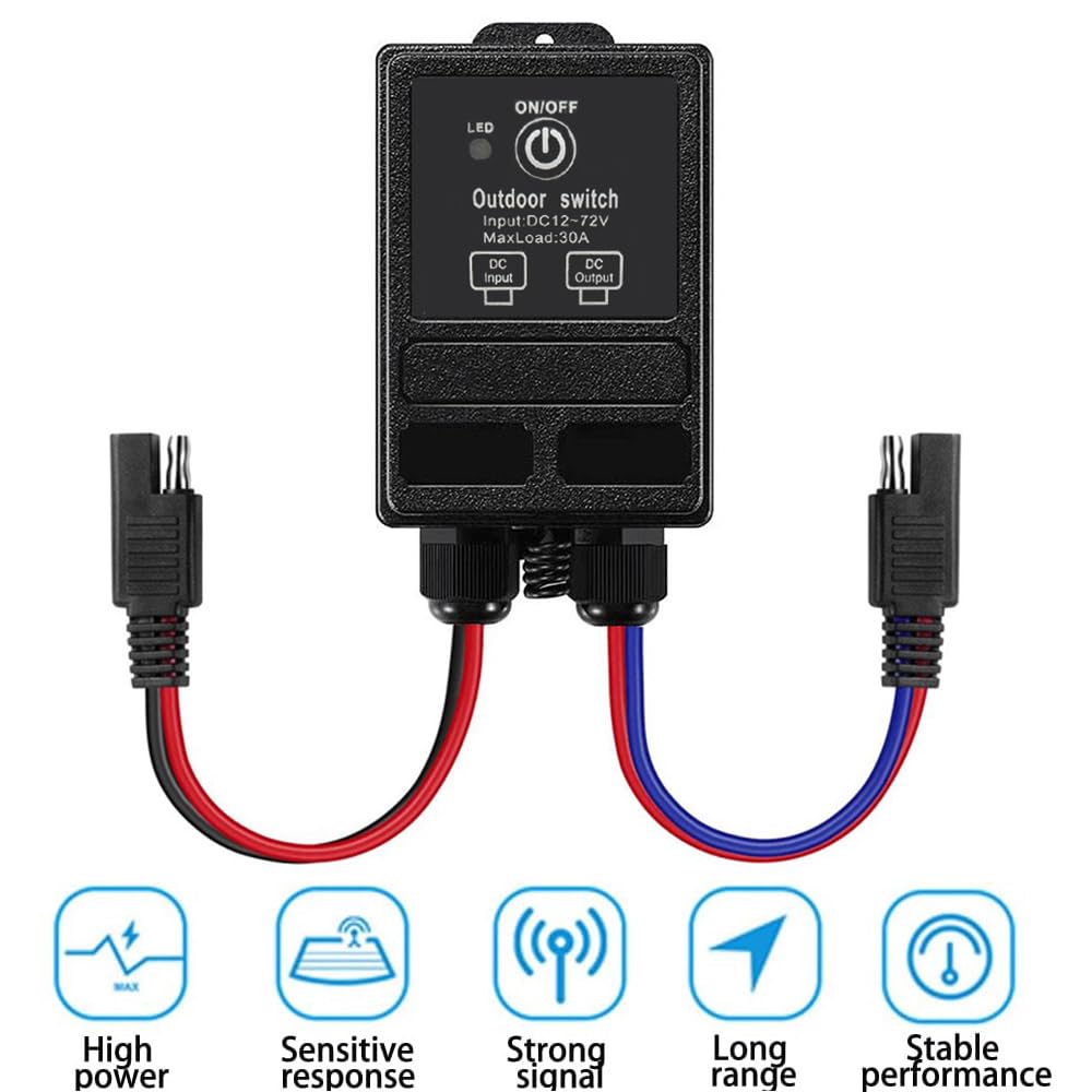 ZHOFONET IP65 waterproof remote switch designed for outdoor durability