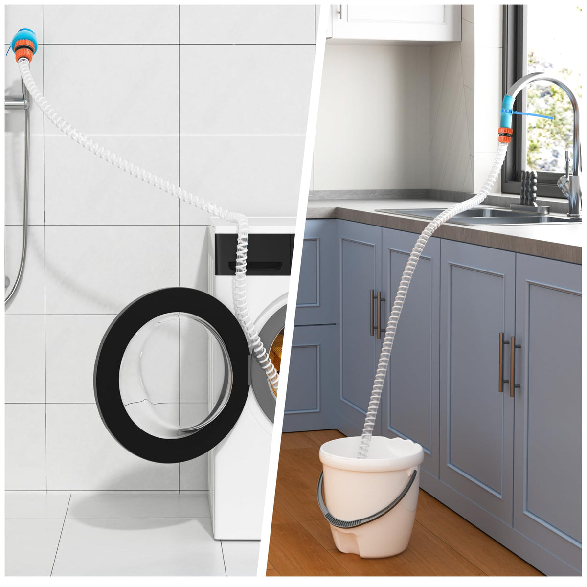 Zhongpu Reach optional garden hose connection extends reach when compatible.