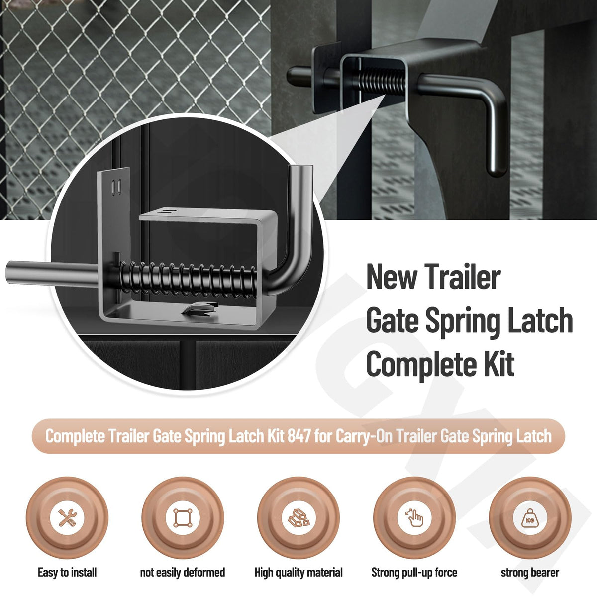ZHONGXIA 847 kit components layout for easy identification