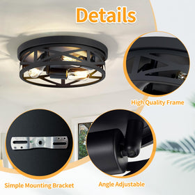 ZHU YAN quick-install lighting kit speeds up ceiling installation.