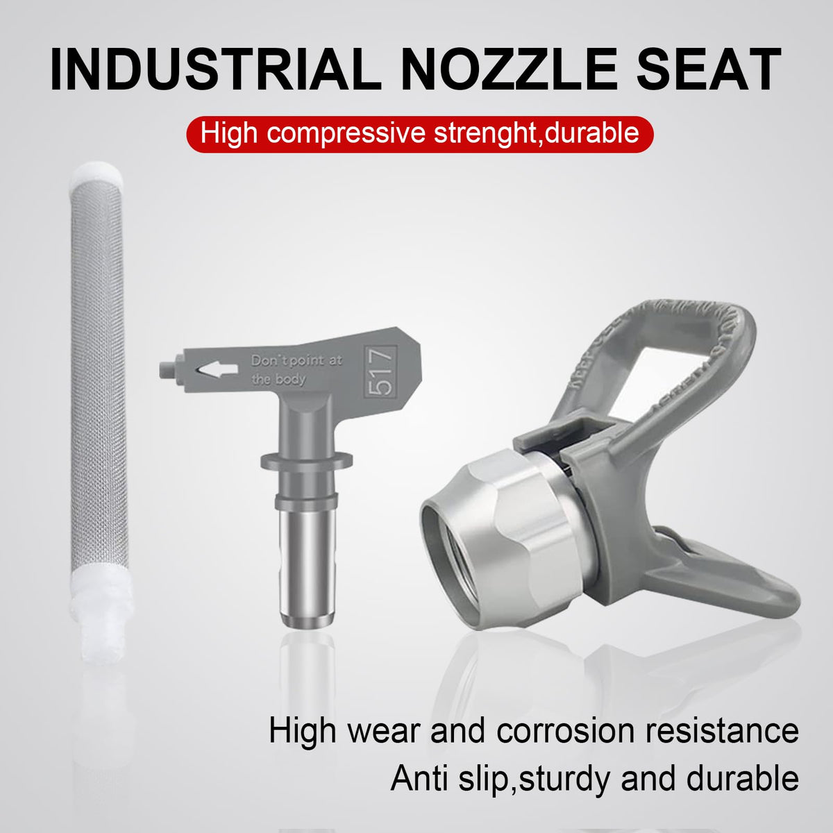 ZHUITU 517 nozzle tip detail enables precise atomization and coverage