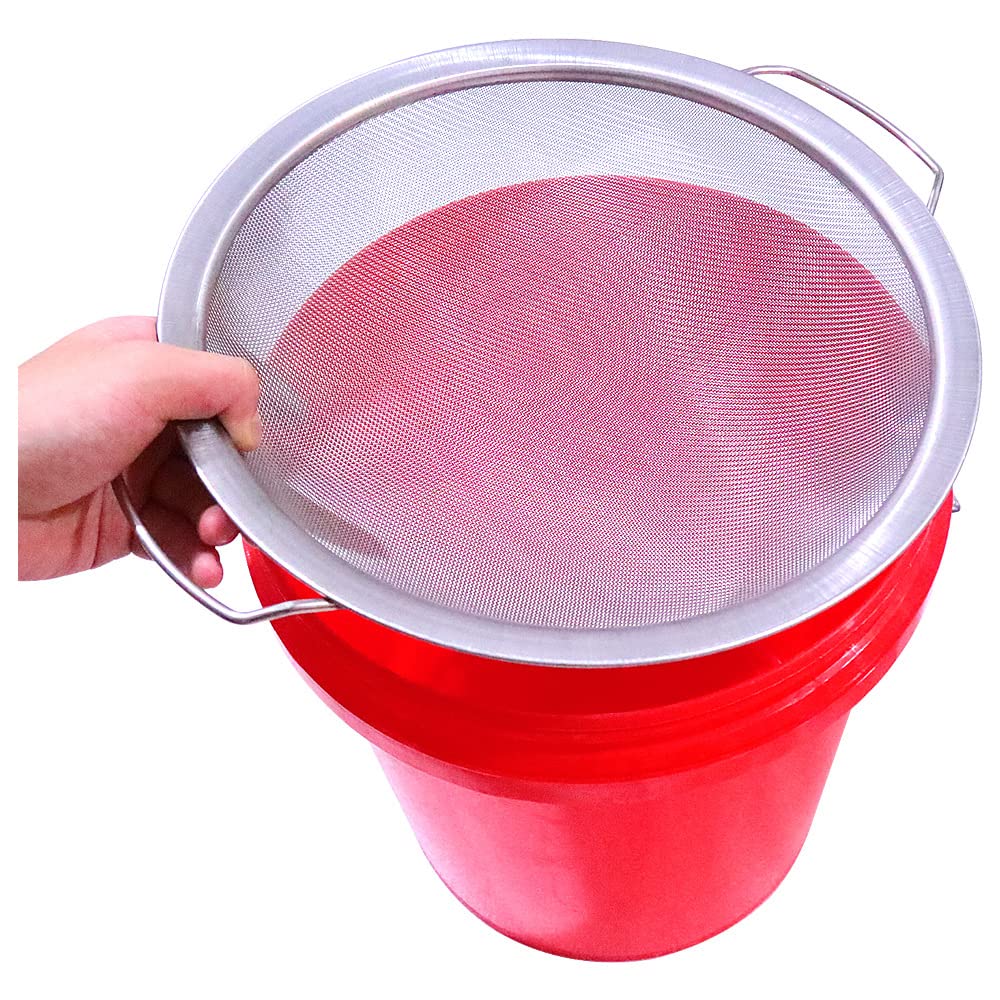 ZHUITU fine-mesh paint strainer filters particles for smoother paint