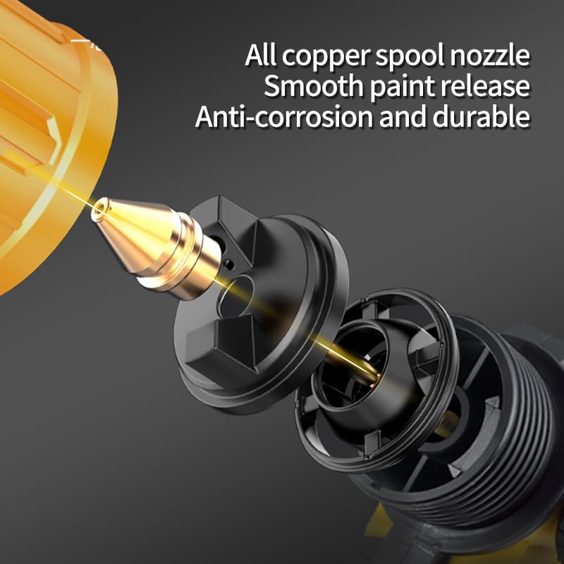 ZHUITU Sprayer with 1200ml capacity keeps longer spraying sessions uninterrupted.