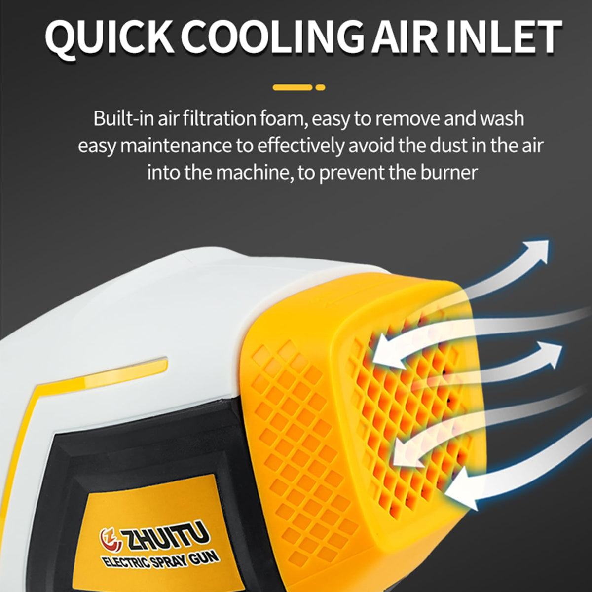 ZHUITU compatibility with latex, stains, and varnishes for DIY projects.