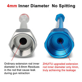 ZHUITU sprayer extension with anti-slip clamp ensures secure attachment.