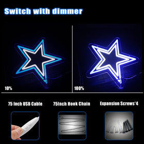 Zhujianqiang Cowboys merch LED sign makes a standout gift for fans.