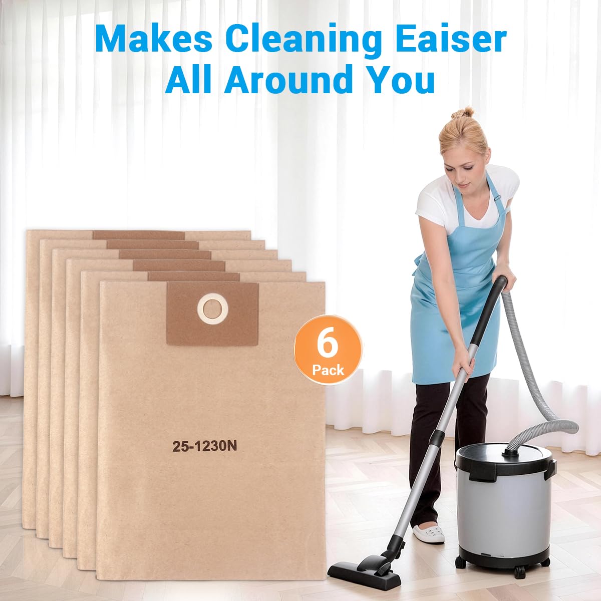 Zibopon six-pack offers budget-friendly replacement options for Stanley vacuums.