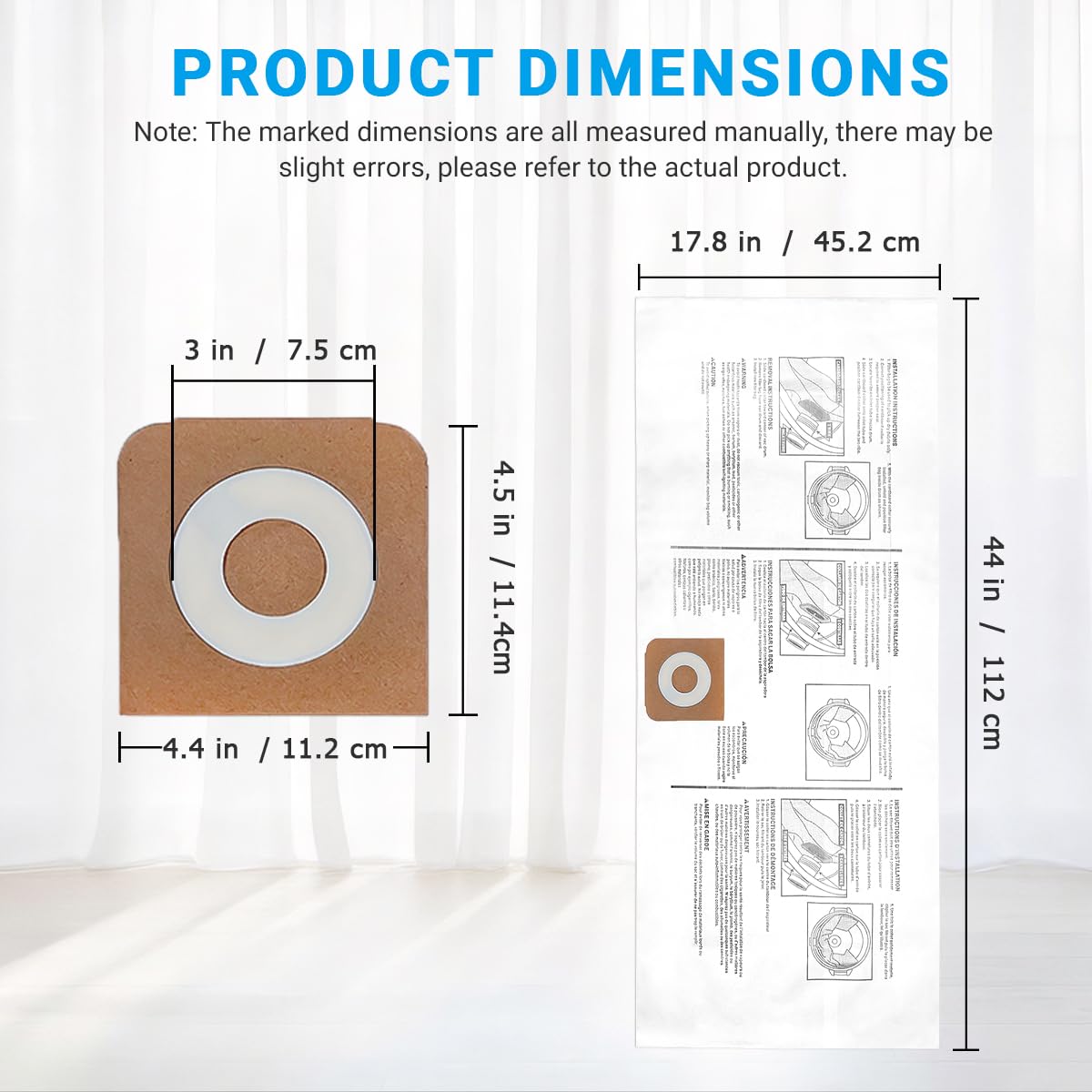 Zibopon bag for CMXEVBE17596; fits 20-gallon models for efficient filtration