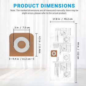 Zibopon bag for CMXEVBE17596; fits 20-gallon models for efficient filtration