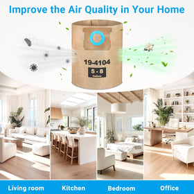 Zibopon bags extend vacuum lifespan by enabling regular replacements.