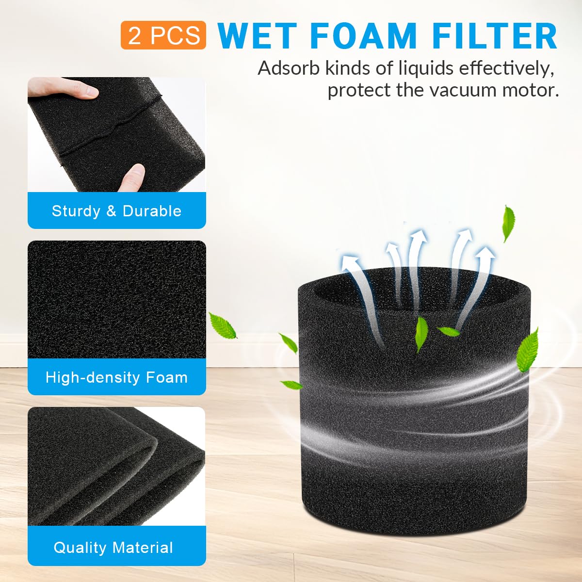 Zibopon Vacmaster compatibility label showing broad model support for home use
