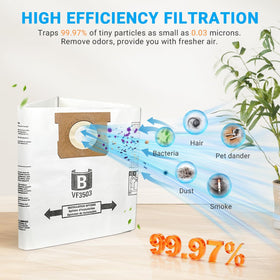 Easy cleaning inside the vacuum drum with VF3503 collar seal