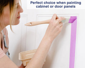 Zibra 5-piece DIY brush set 2in palm pro cut-in brush for fast edging