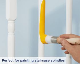 Zibra 5-piece DIY brush set lifestyle image showing painting in progress